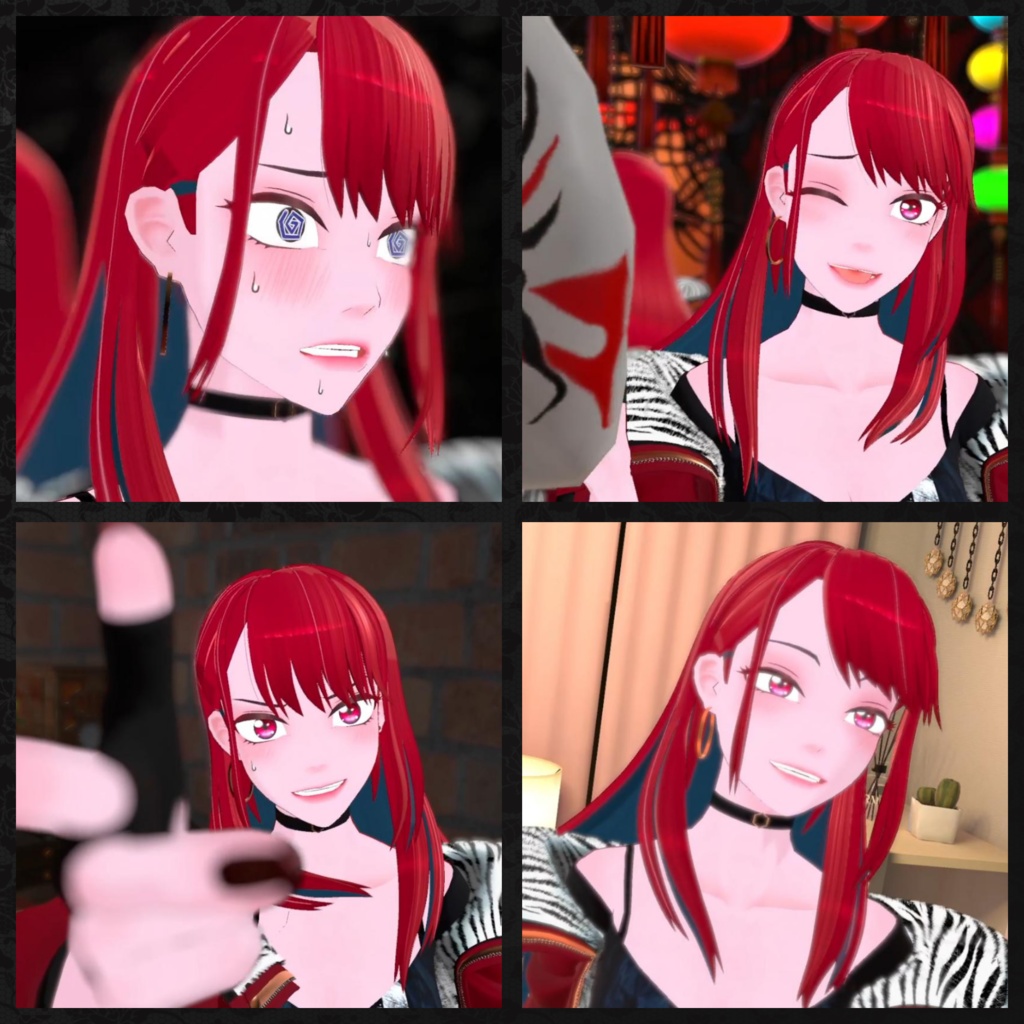 『ザクロ:柘榴』オリジナル3Dアバター/Original Avatar"ZAKURO"