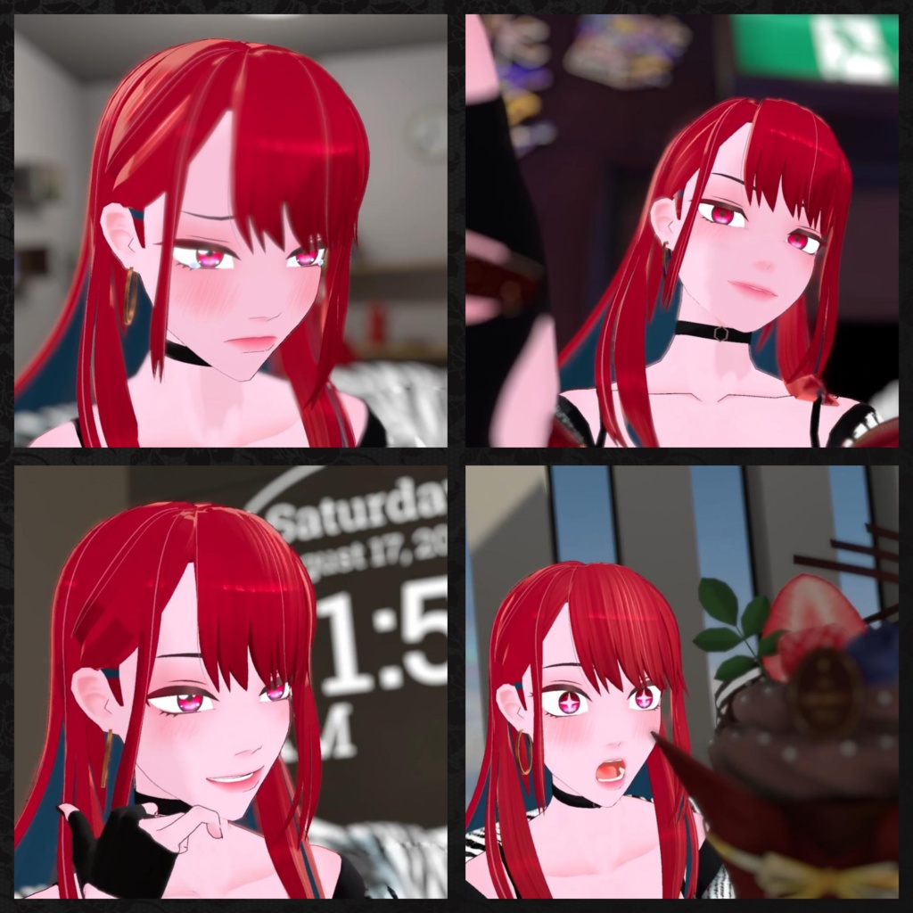 『ザクロ:柘榴』オリジナル3Dアバター/Original Avatar"ZAKURO"