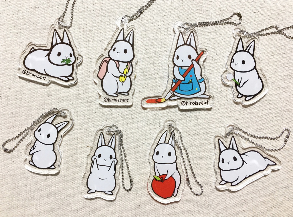 アクリルキーホルダー うさぎ