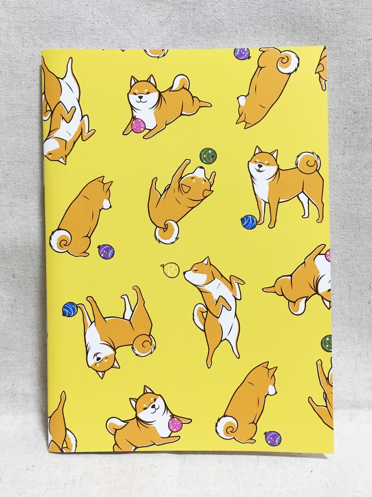 A5ノート 柴犬水風船