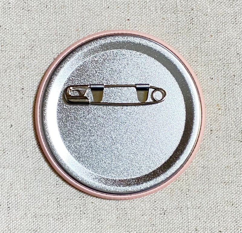 柴犬キラキラ57mm缶バッジ(猛柴注意)