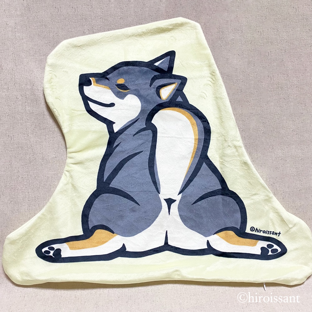 もちもち柴尻クッションカバー