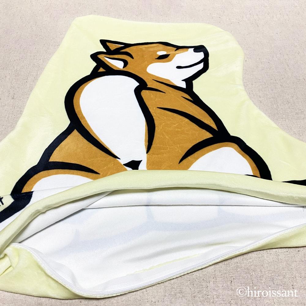 もちもち柴尻クッションカバー