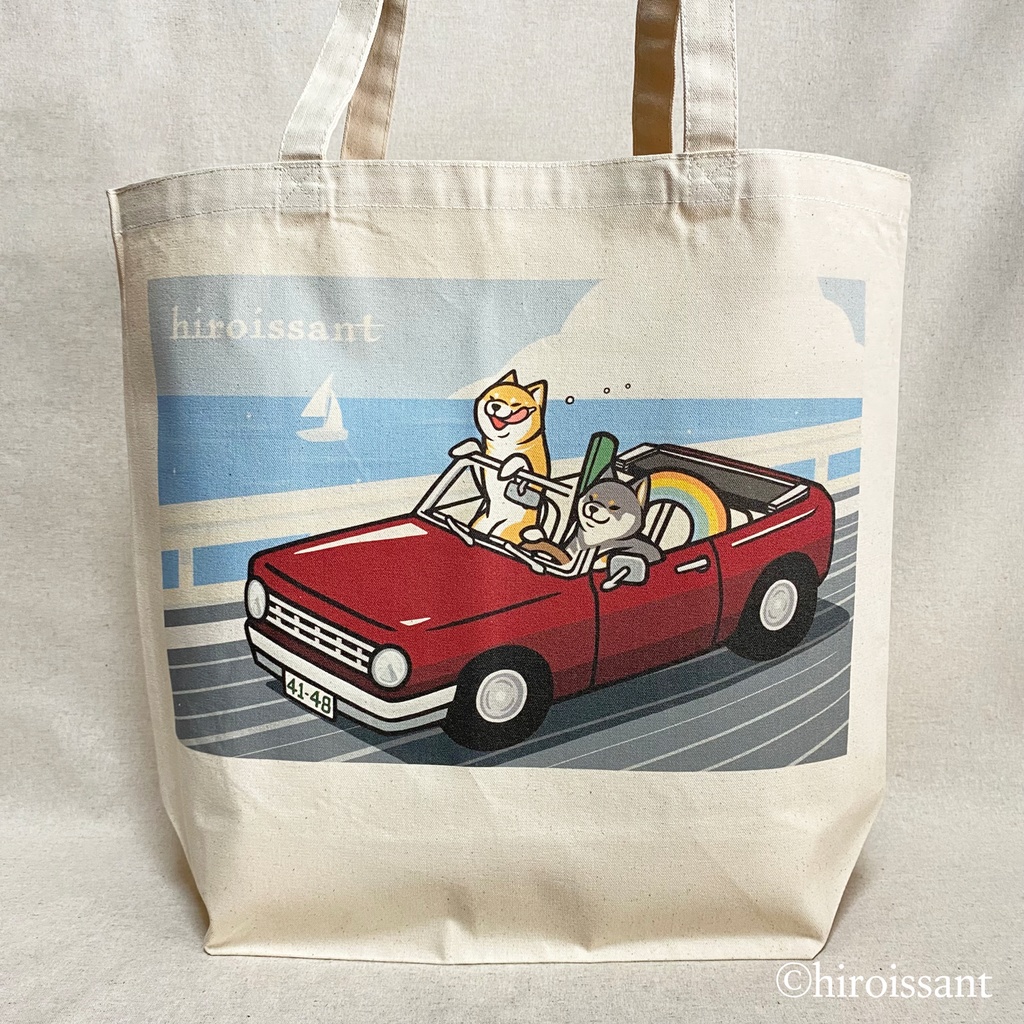 柴犬ビッグトートバッグ