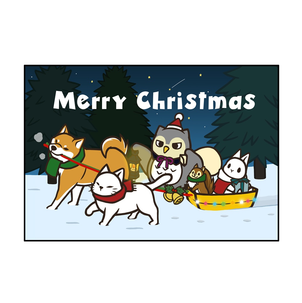 【SALE】ひろわっサンタのクリアシールセット