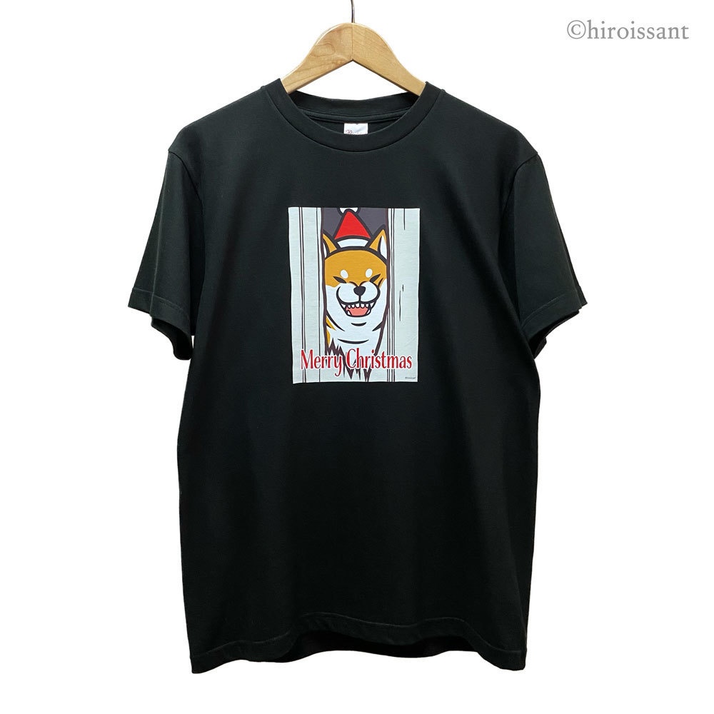 柴犬ホラーTシャツ