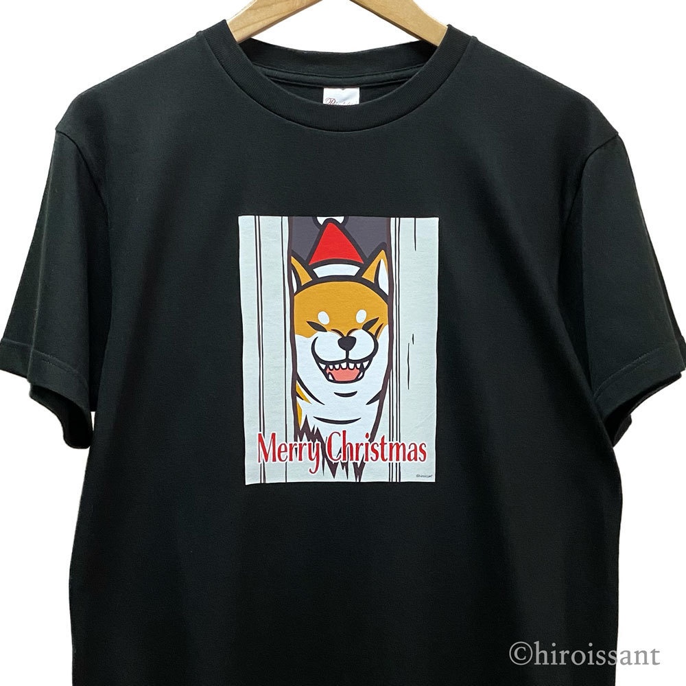 柴犬ホラーTシャツ