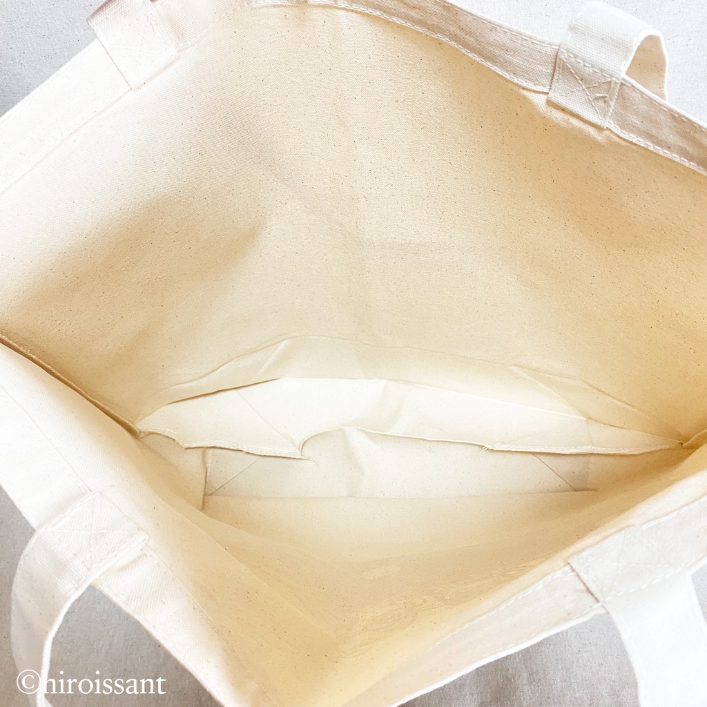 柴ドリルトートバッグ(黒柴)