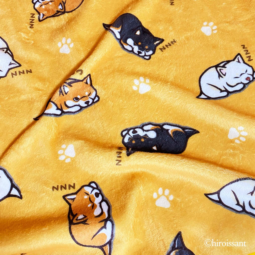 おひるね柴犬ブランケット