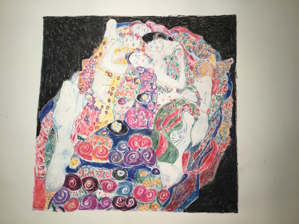 模写絵 クリムト 