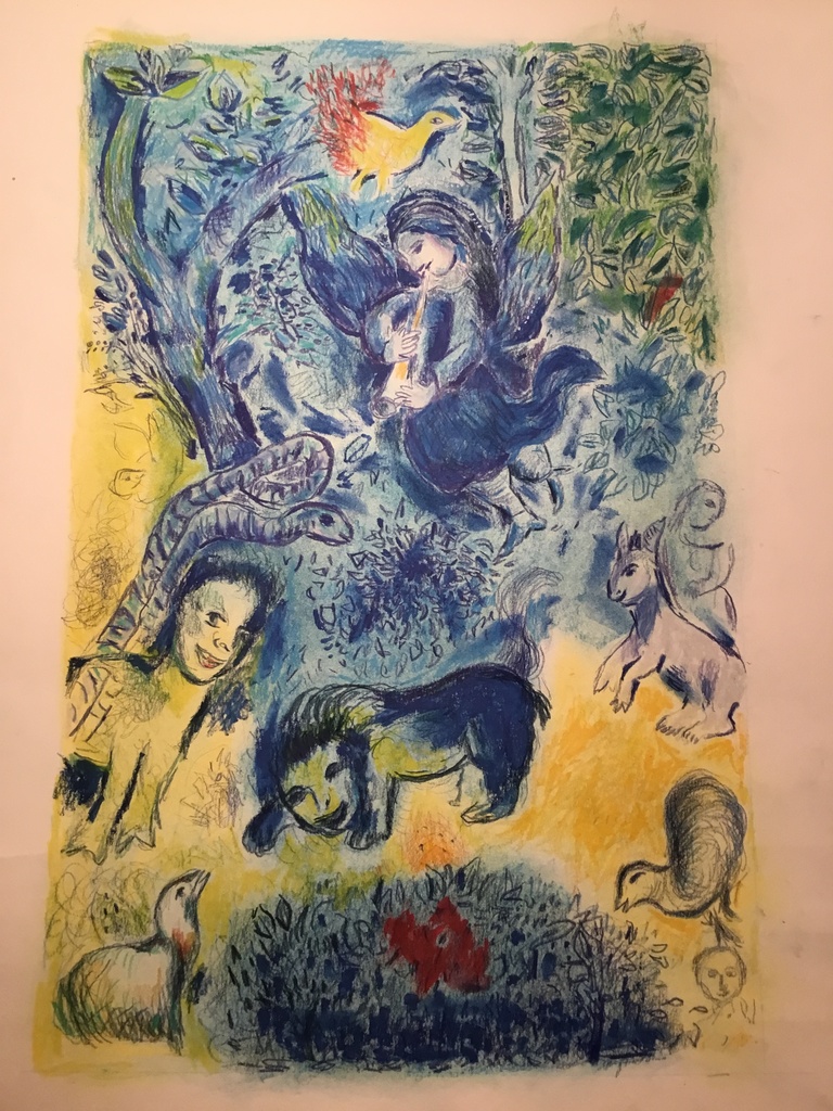 模写絵 シャガール 魔法のフルート