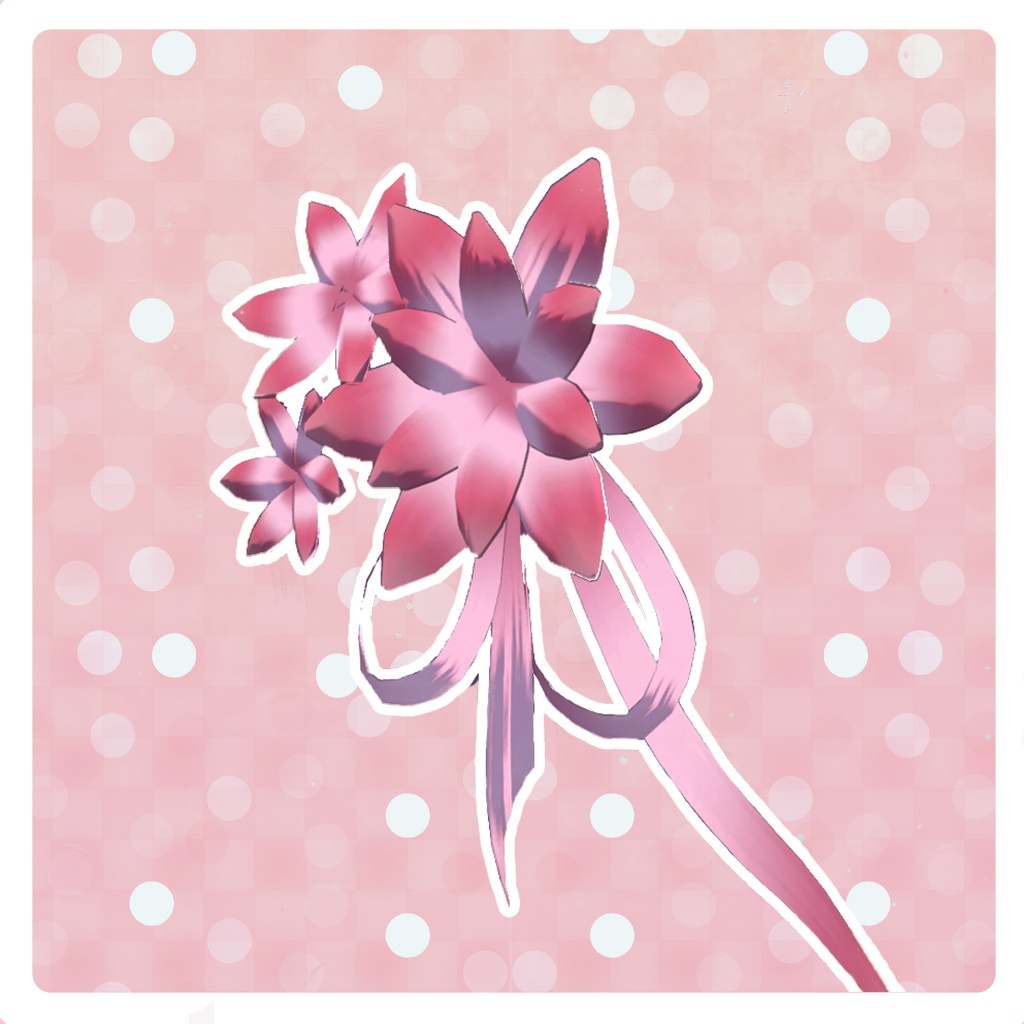 FEmale Flower HAIR ACCESSORY【VRChat】