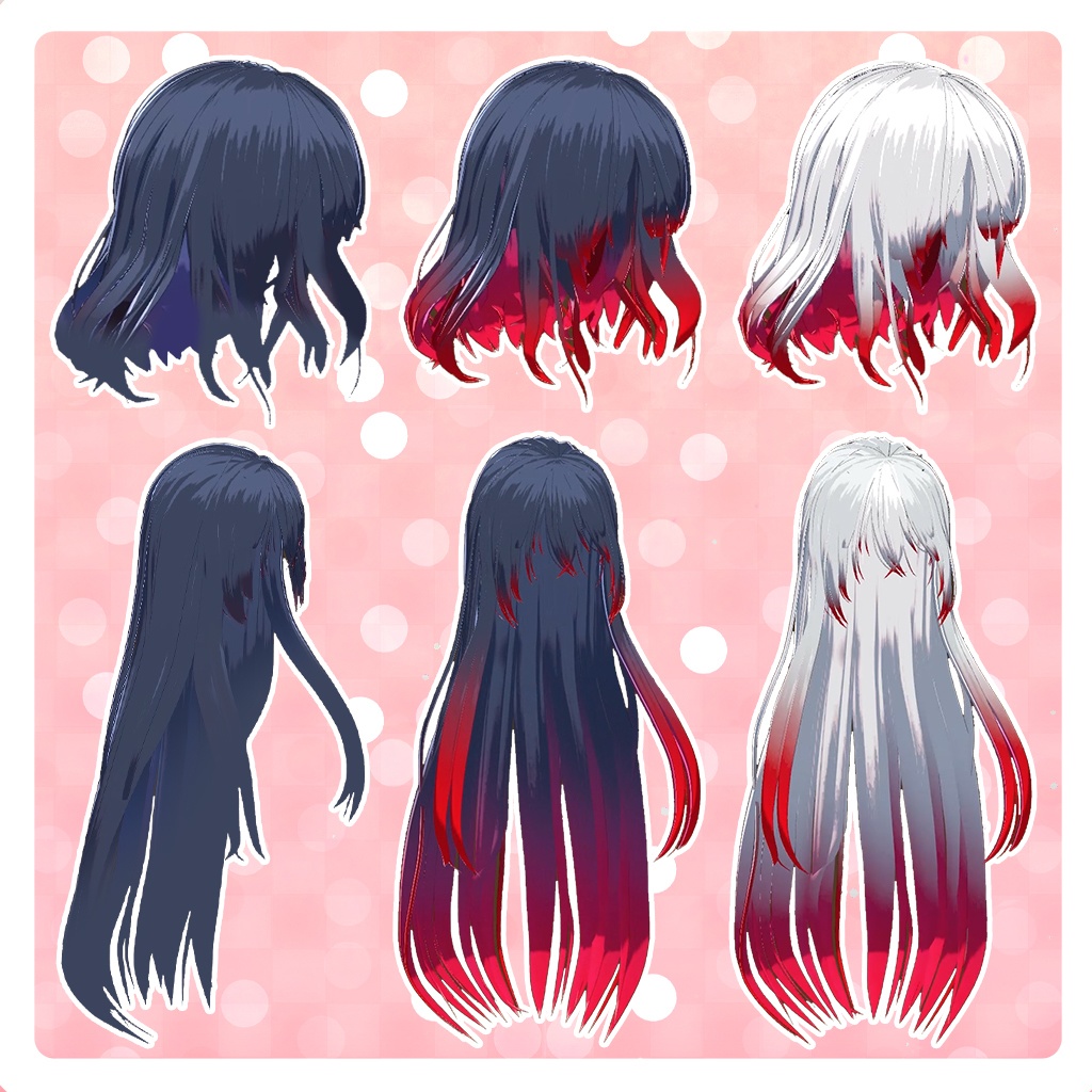 FEmale HAIR 【VRChat】