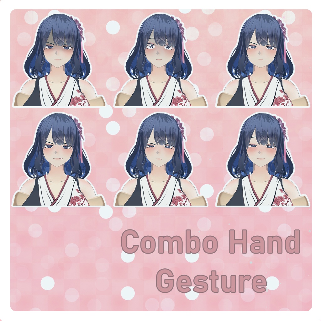 Original 3D model "Aoshi" 【VRChat】