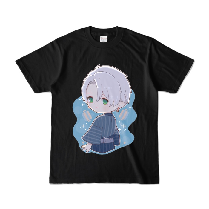 幽鬼ノラク オリジナルTシャツ(カラー) 浴衣ver(夜)