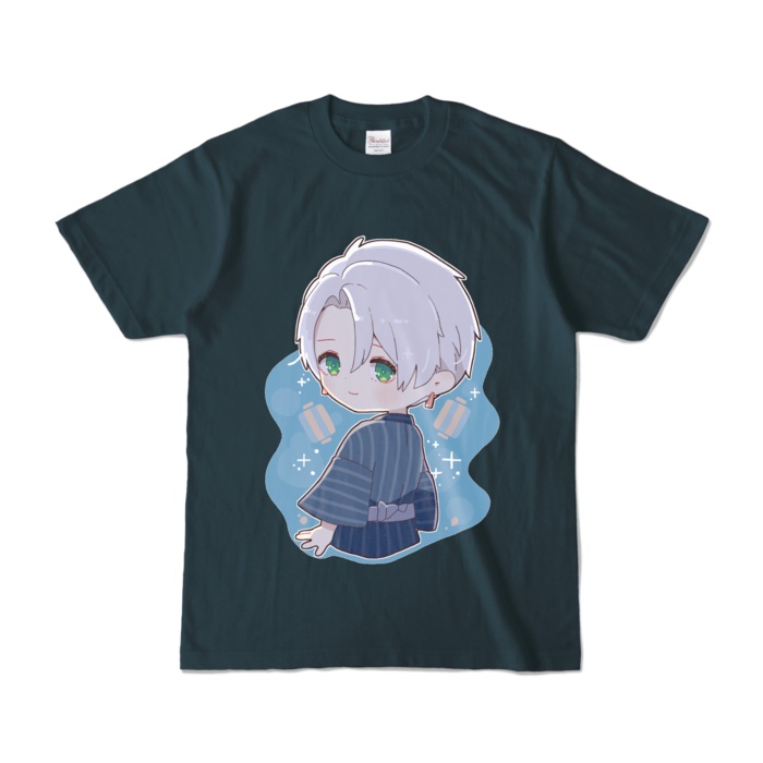 幽鬼ノラク オリジナルTシャツ(カラー) 浴衣ver(夜)