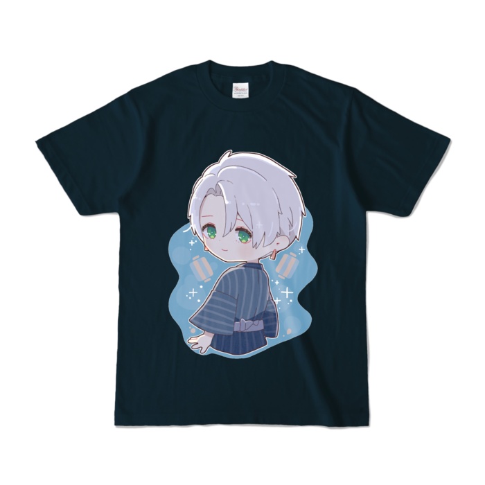 幽鬼ノラク オリジナルTシャツ(カラー) 浴衣ver(夜)