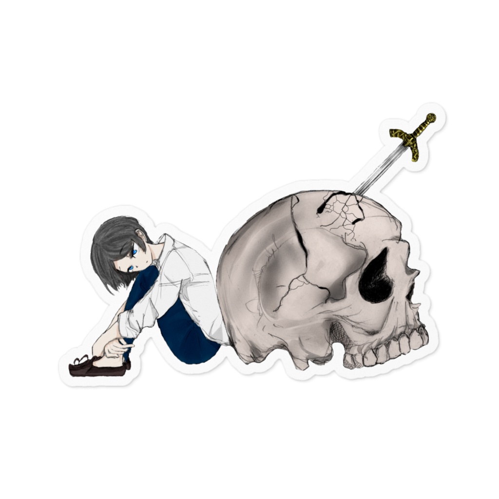 髑髏少女ペタァ…