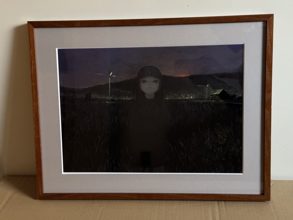 「にがいの、そら」PVイラスト額装済みA3プリント 1/1