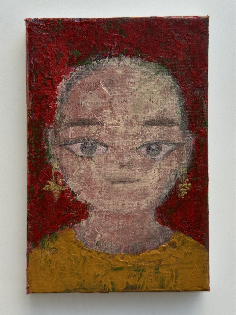 《金イヤリング》"Gold Earrings"