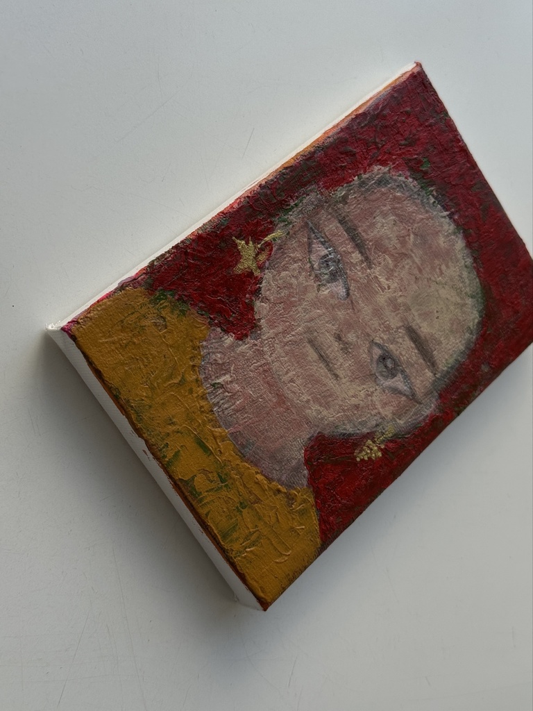 《金イヤリング》"Gold Earrings"