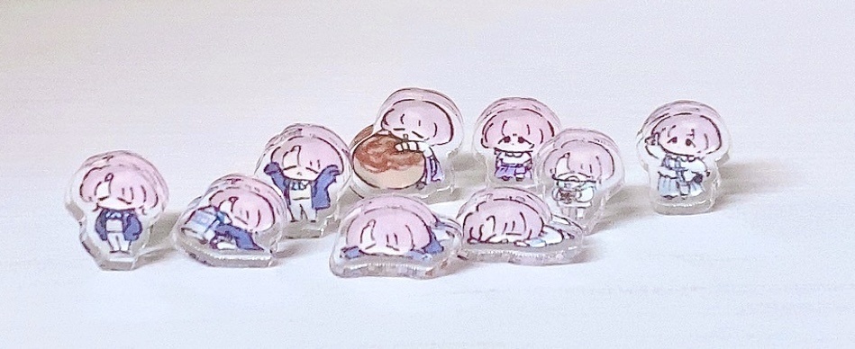 自由な有村さんミニアクリル