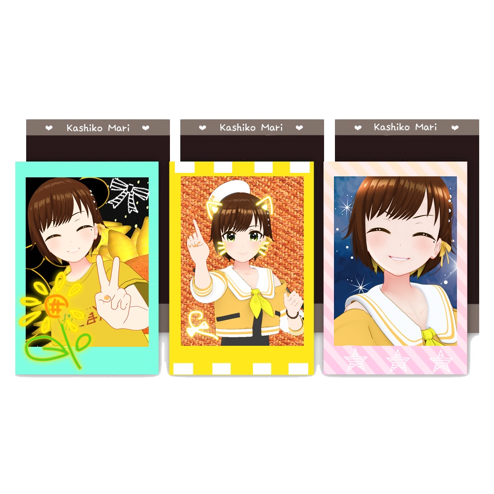 ちゃんまり8歳おめでとう記念【限定!フォト風カード3枚セット】サイン入りあり!