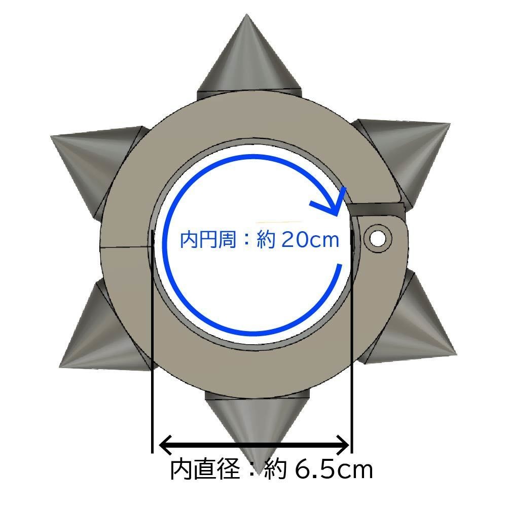 撮影小道具【トゲ付き腕輪(2個セット)】