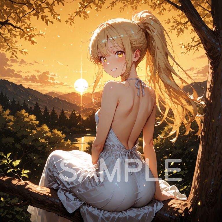 ⚡ホラーな世界の魔法少女シリーズ+ちびキャラ素材 vol.4【陽キャアイドル魔女「ピリカ」】電気と光の異世界アイドル!