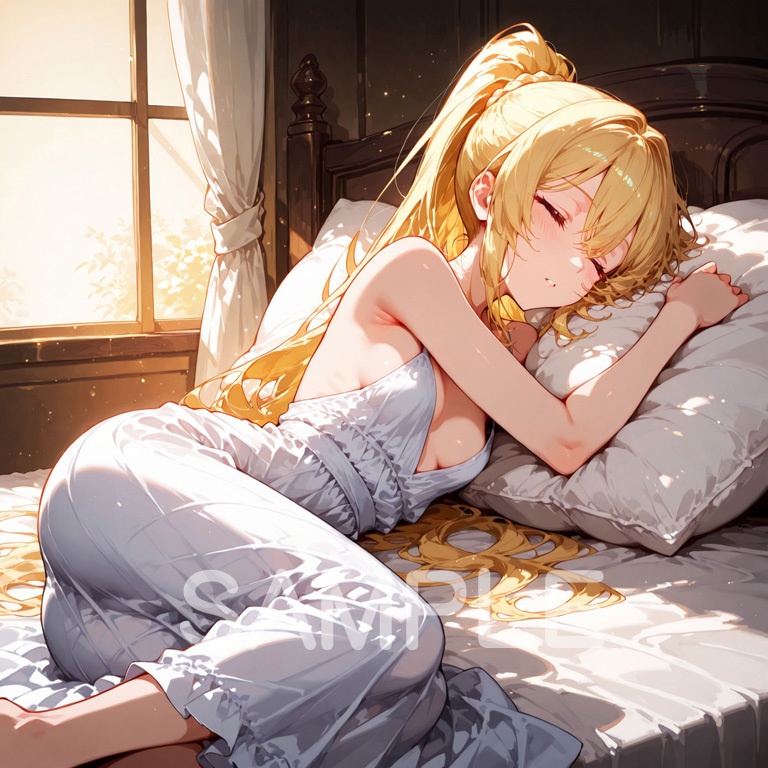 ⚡ホラーな世界の魔法少女シリーズ+ちびキャラ素材 vol.4【陽キャアイドル魔女「ピリカ」】電気と光の異世界アイドル!