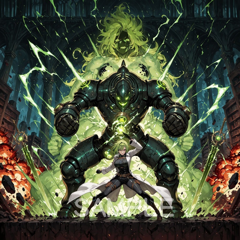 ホラーな世界の魔法少女シリーズ+ちびキャラ素材 vol.5【毒舌魔女「ラクス」】