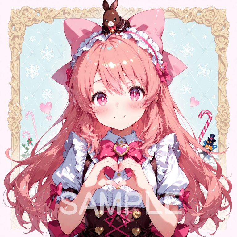 ホラーな世界の魔法少女シリーズ+ちびキャラ素材 vol.6 甘党魔女「ミント」】あまあま殺意のデザート魔法!【ふわもこスイーツ魔女素材パック】