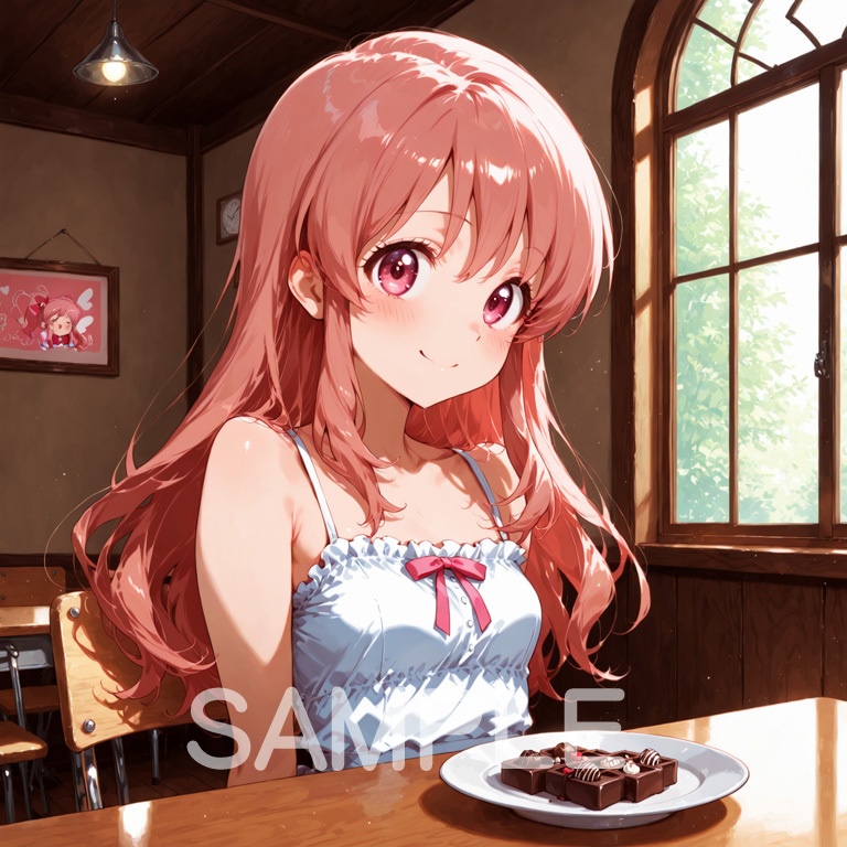 ホラーな世界の魔法少女シリーズ+ちびキャラ素材 vol.6 甘党魔女「ミント」】あまあま殺意のデザート魔法!【ふわもこスイーツ魔女素材パック】