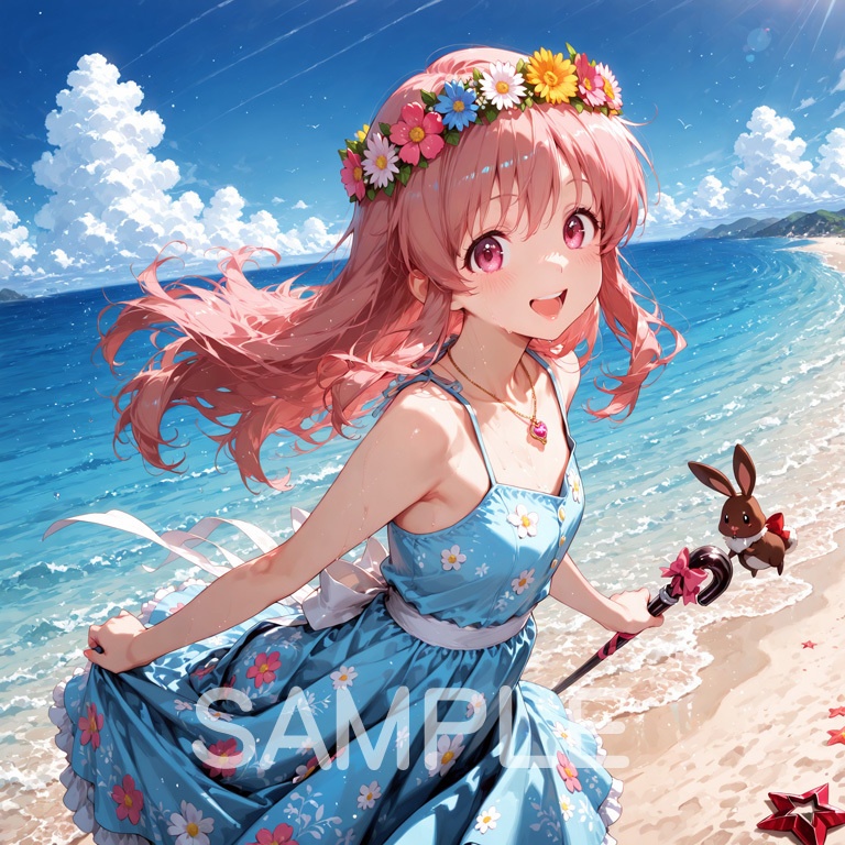 ホラーな世界の魔法少女シリーズ+ちびキャラ素材 vol.6 甘党魔女「ミント」】あまあま殺意のデザート魔法!【ふわもこスイーツ魔女素材パック】