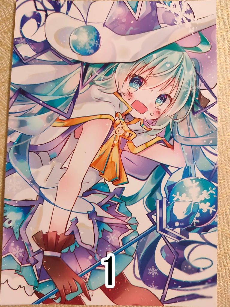 ミクさんポストカード2種