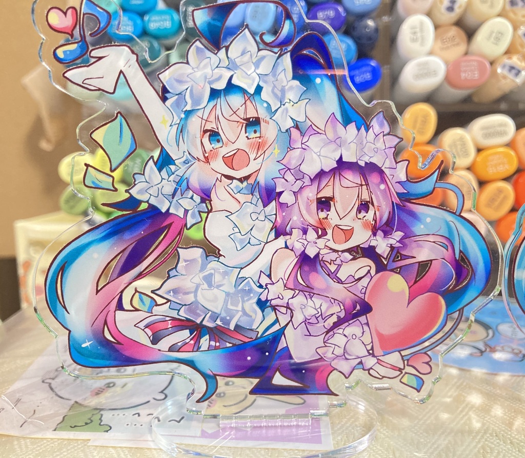 ミクゆかウェディングアクスタ