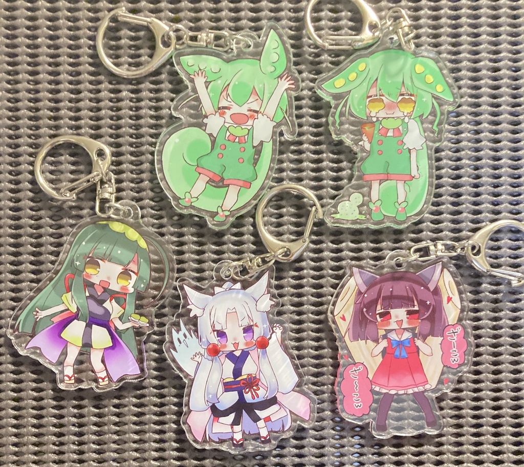 ずんだもん・東北家グッズ【ボイボ寮祭】トート・アクキー・マグネット