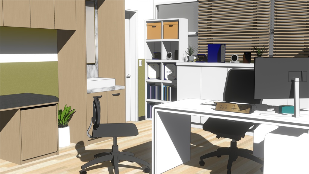 3D 診療室 a doctor's office (sketch UP )