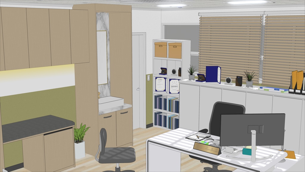 3D 診療室 a doctor's office (sketch UP )