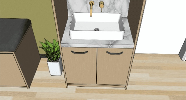 3D 診療室 a doctor's office (sketch UP )