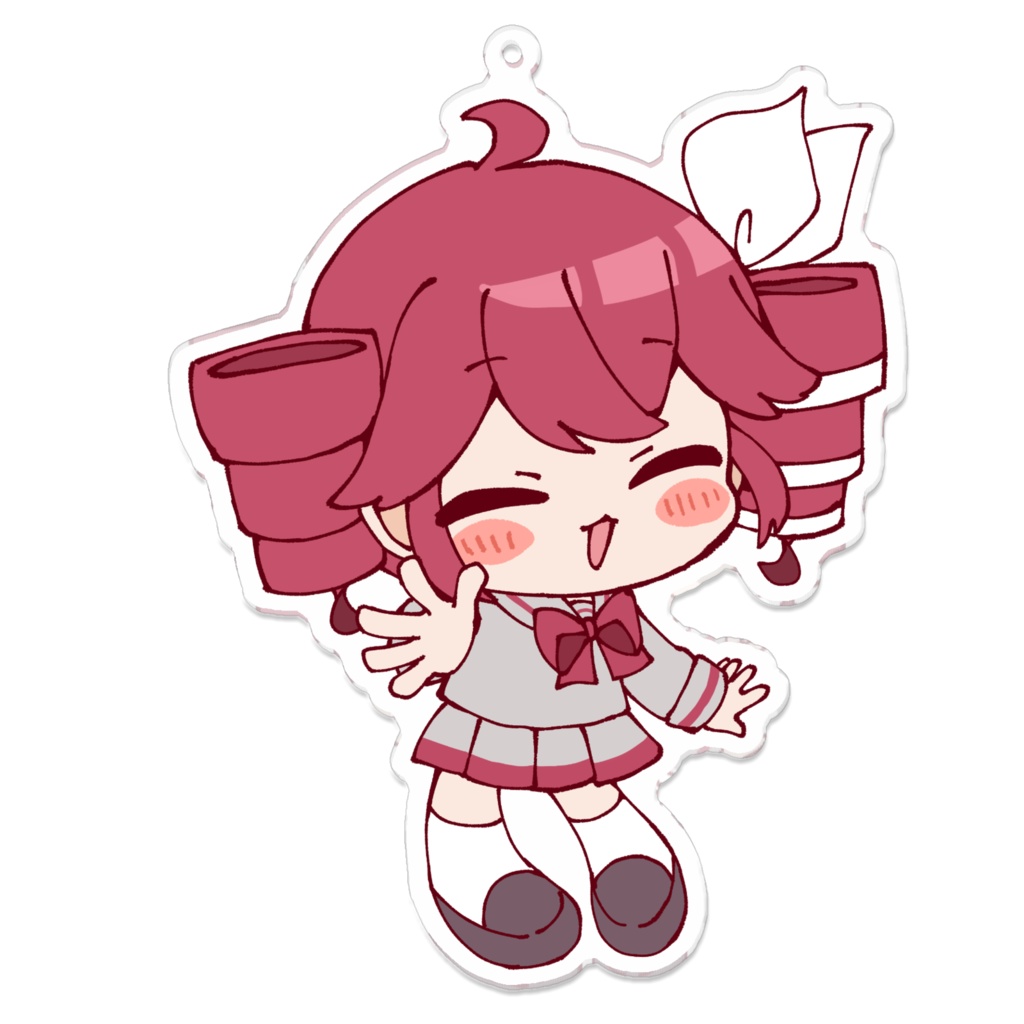 ばつ×メタ アクリルキーホルダー（SVテト）