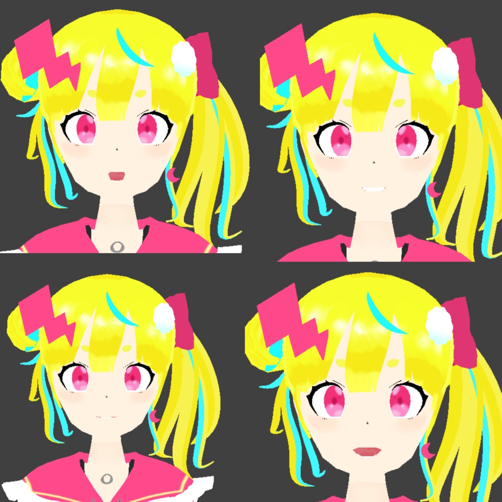 オリジナル3Dモデル「ひかり (Hikari)」ver1.0