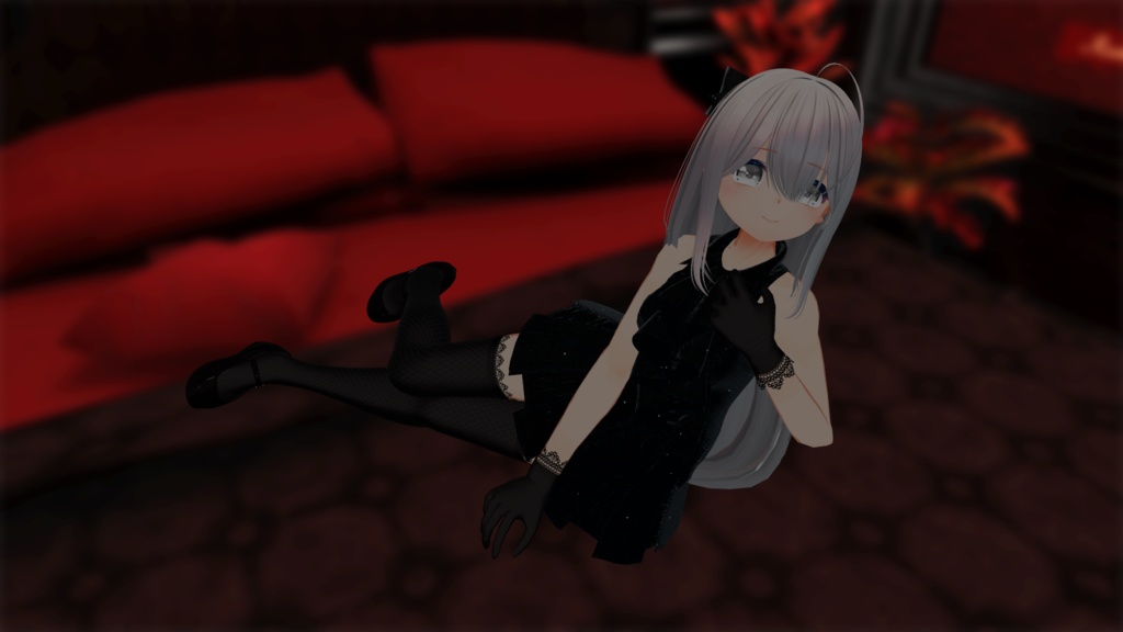 【Free】【バナナのばななちゃん専用】RuffledShirt #LuaLua3D