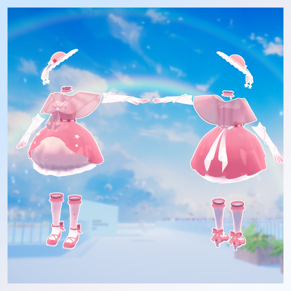【Free】【バナナのばななちゃん専用】PinkPinkJellyfish! #LuaLua3D