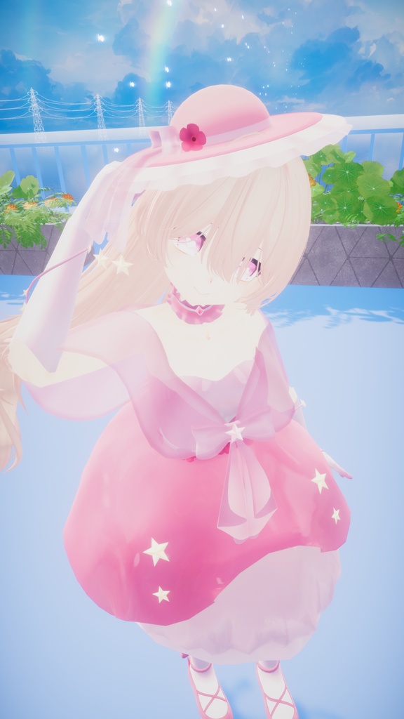 【Free】【バナナのばななちゃん専用】PinkPinkJellyfish! #LuaLua3D