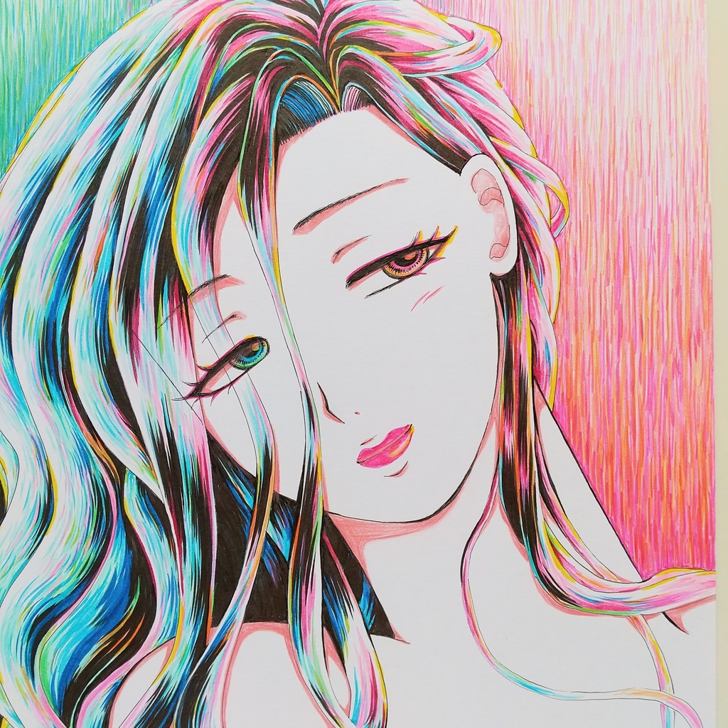 原画 「青色と」