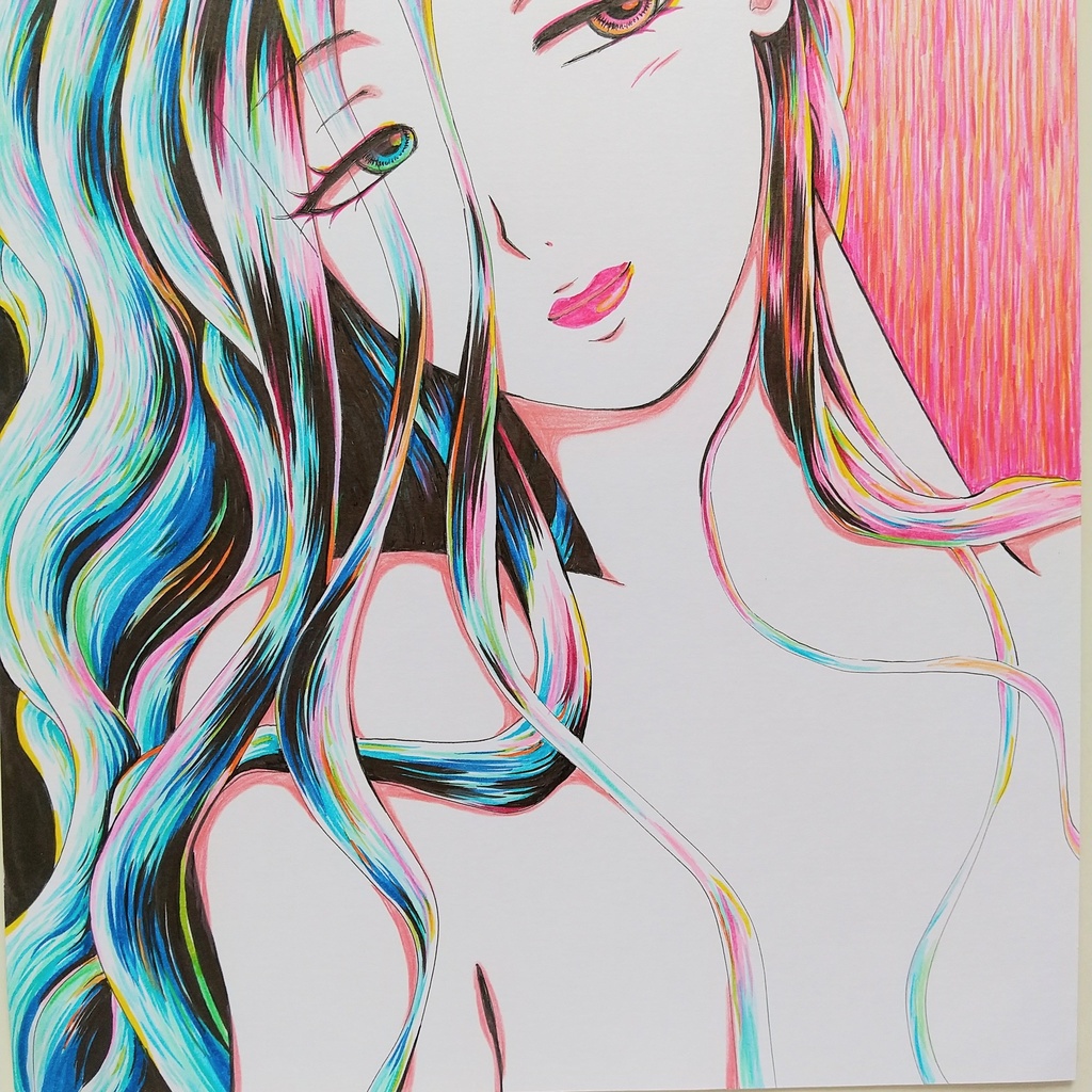 原画 「青色と」