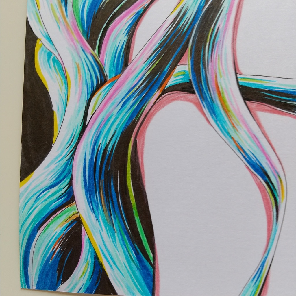 原画 「青色と」