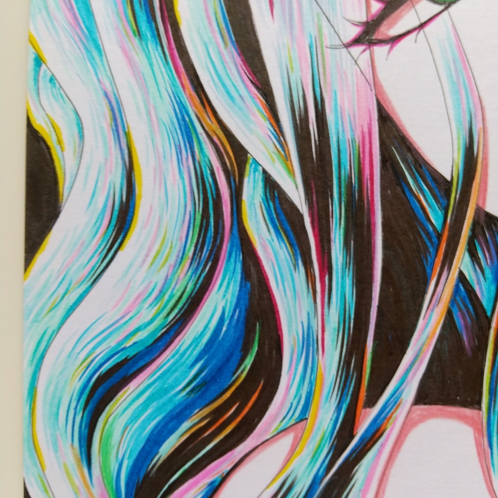 原画 「青色と」