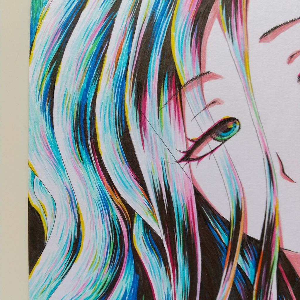 原画 「青色と」